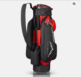 uniHimal S&T-LOCK 14 Way Golf Cart Bag Pro Red