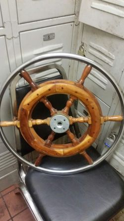 Boat steering wheel
