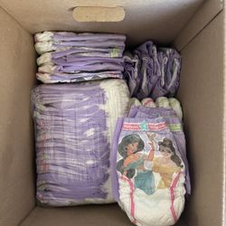 Huggies Princess 3-4T Diapers 87 Pcs