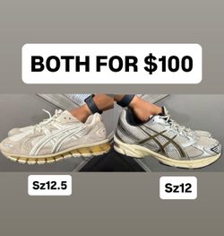 ASICS men’s size 12 & 12.5 both for $100