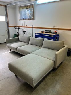 West Elm Reversible Chaise Sectional Sofa