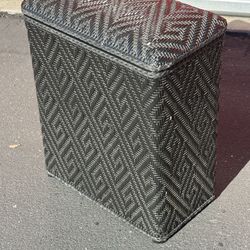 Black Laundry Basket 