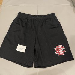 Black and red eric emmanuel shorts 
