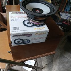 6.5 High Power White Injected P.P. Cone Woofer Bumped & Vented Scructure 300 Watts Rated Power Pyramid Oringinals!