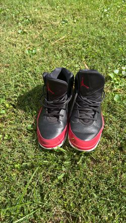Air Jordan High-Top Sneakers Black Red