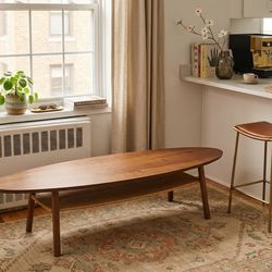 Walnut Veneer Coffee Table Ikea Stockholm