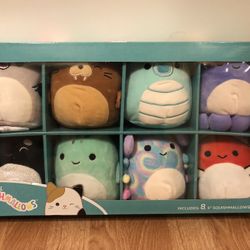 Squishmellows  Ocean Animals Pack Of 8