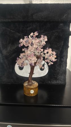 Amethyst and Rose Quartz Tree