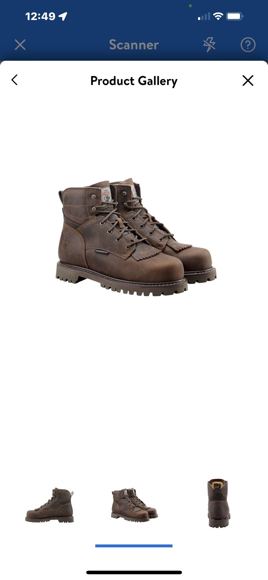 Herman Survivors Men’s Dover Waterproof 6” Steel Toe Work Boots, Size 13