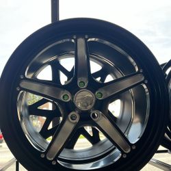 Drag Pack 5x115 Instock No Wait Billet Race Wheels 