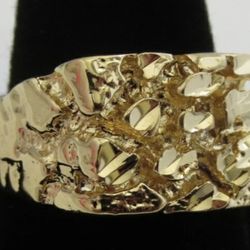 14k Nugget Ring Size 7