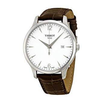 TISSOT 1853 T-Classic Tradition Silver Dial Men's Watch (Preowned) - $160