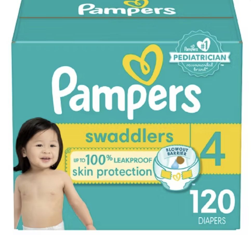 Pampers 120 Count Size 4