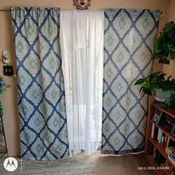 (2) CURTAIN PANELS