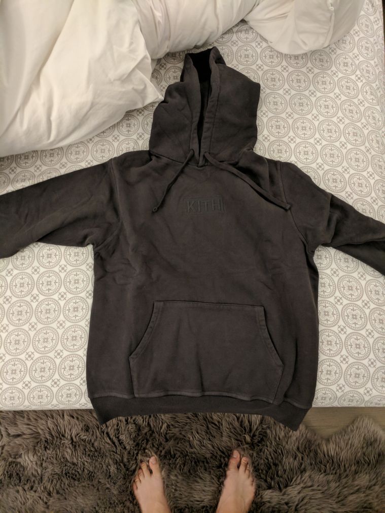 Kith battleship grey clearance hoodie