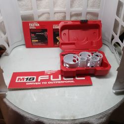 Milwaukee 9 Piece Bulldozer Hole Saw Kit