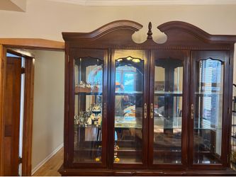 Dining room table and China cabinet