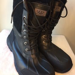 Men’s Size 12 Leather Ugg Winter Boots 