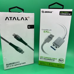 iPhone  Lighting Cable USB And Type C 