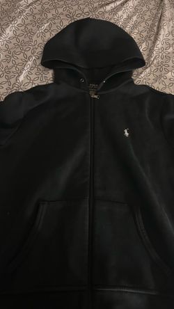 Polo Ralph Lauren Black Zip-Up Hoodie