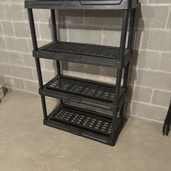  Black Shelving Unit