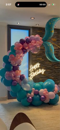 Mermaid balloons 12 pks Only