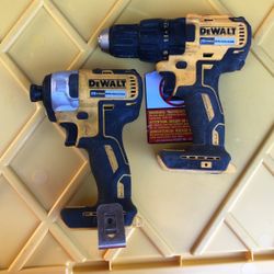 Dewalt 20 V Brushless Impact + Drill Tools Only