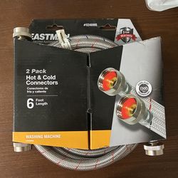 10 Packs Hot & Cold Connectors ,6 Foot Length 