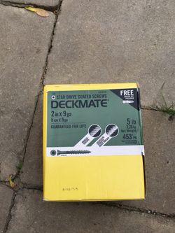 Deckmate star drive coated screws NEW