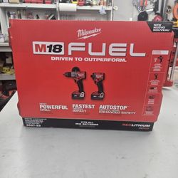 Milwaukee Fuel Impact & Hammer Drill Combo Kit