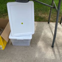 Clear Storage Totes