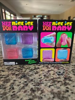 Needoh Nice Ice Baby Super Solid Squish 4 pack