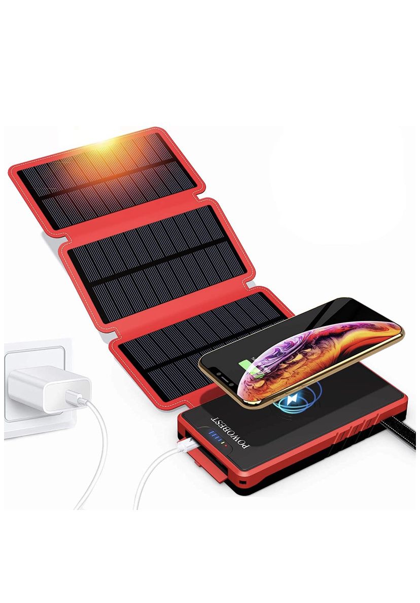 Solar Panel Rechargeable Portable Charger/ Powerbank