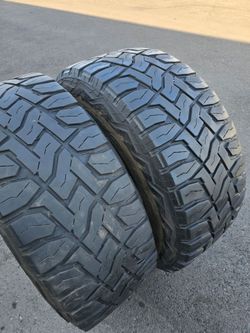 2 used tires Lt37x13.50r20  Toyo RT Open Country LR E ,10 PLY $250.00