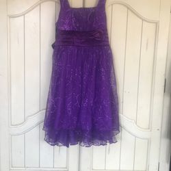 My Michelle Girls 10 Purple Dress
