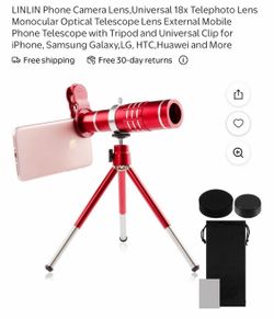 18x mobile phone telescope, new