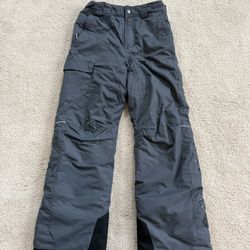 Columbia Boys Bugaboo Omni-Heat Insulated Ski Pants, Size Large, Grey