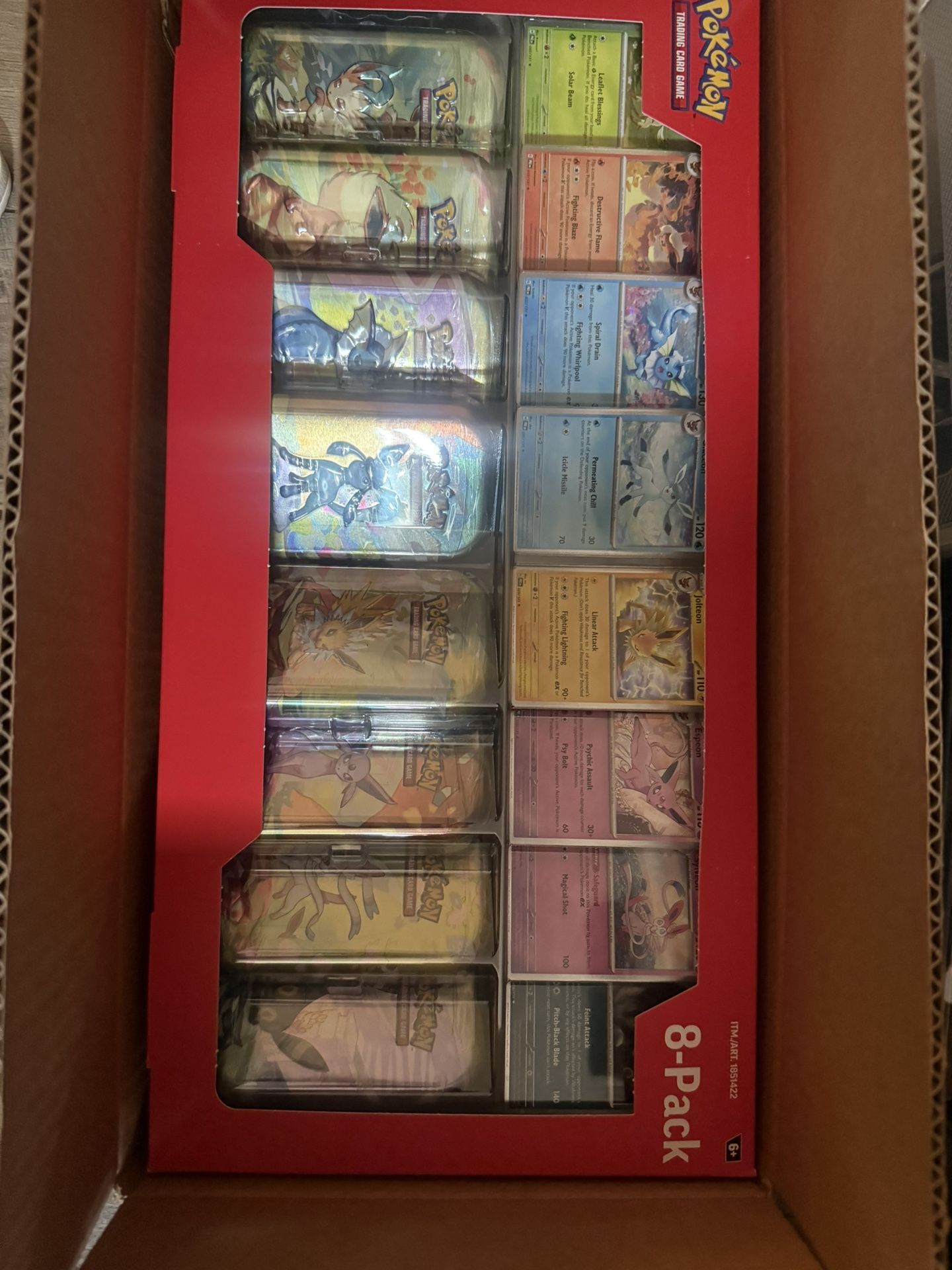 Pokémon Eeveelutions Mini Tin 8-Pack (Factory Sealed) — 2 Available