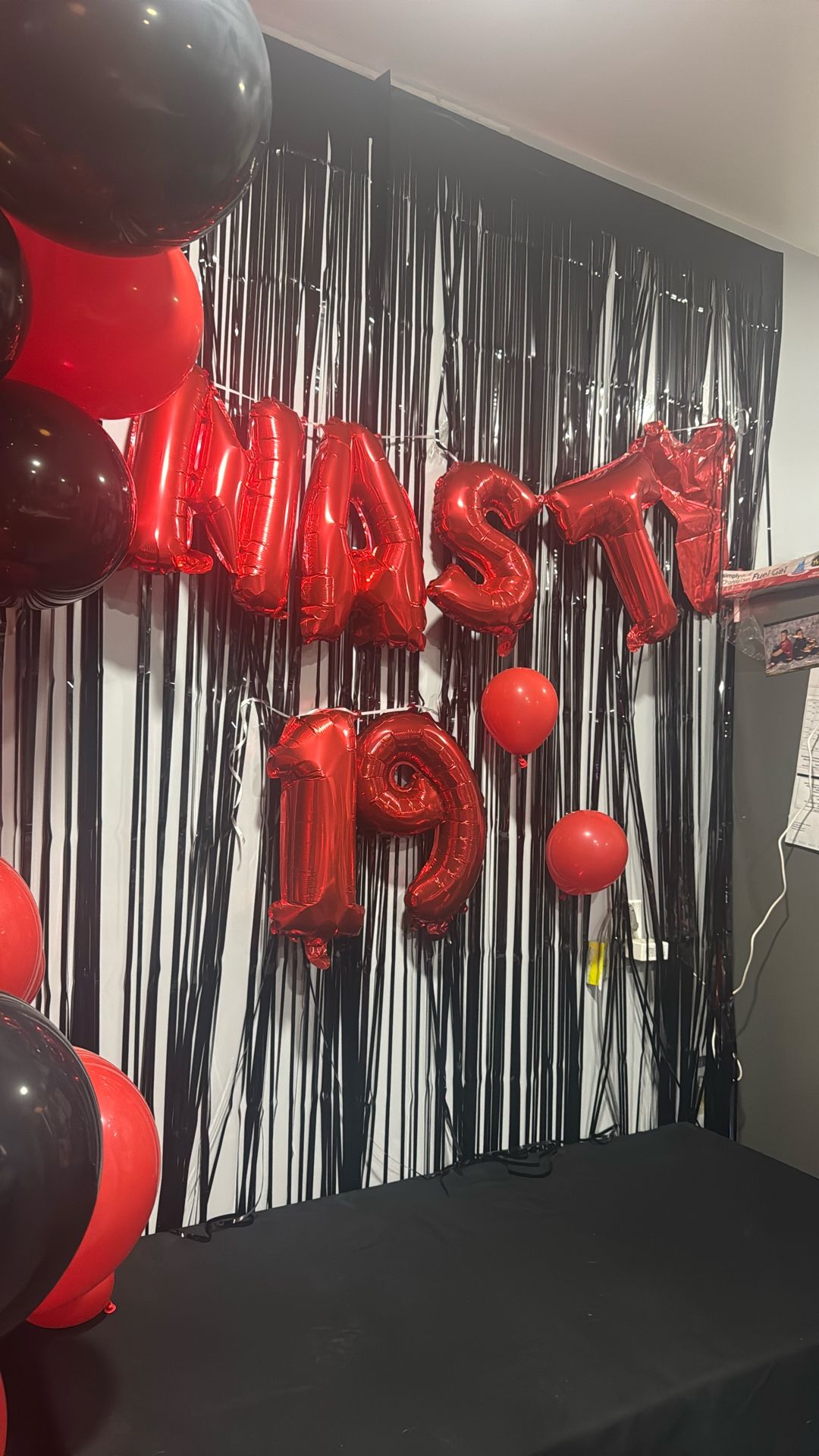 Decoration Red And Black