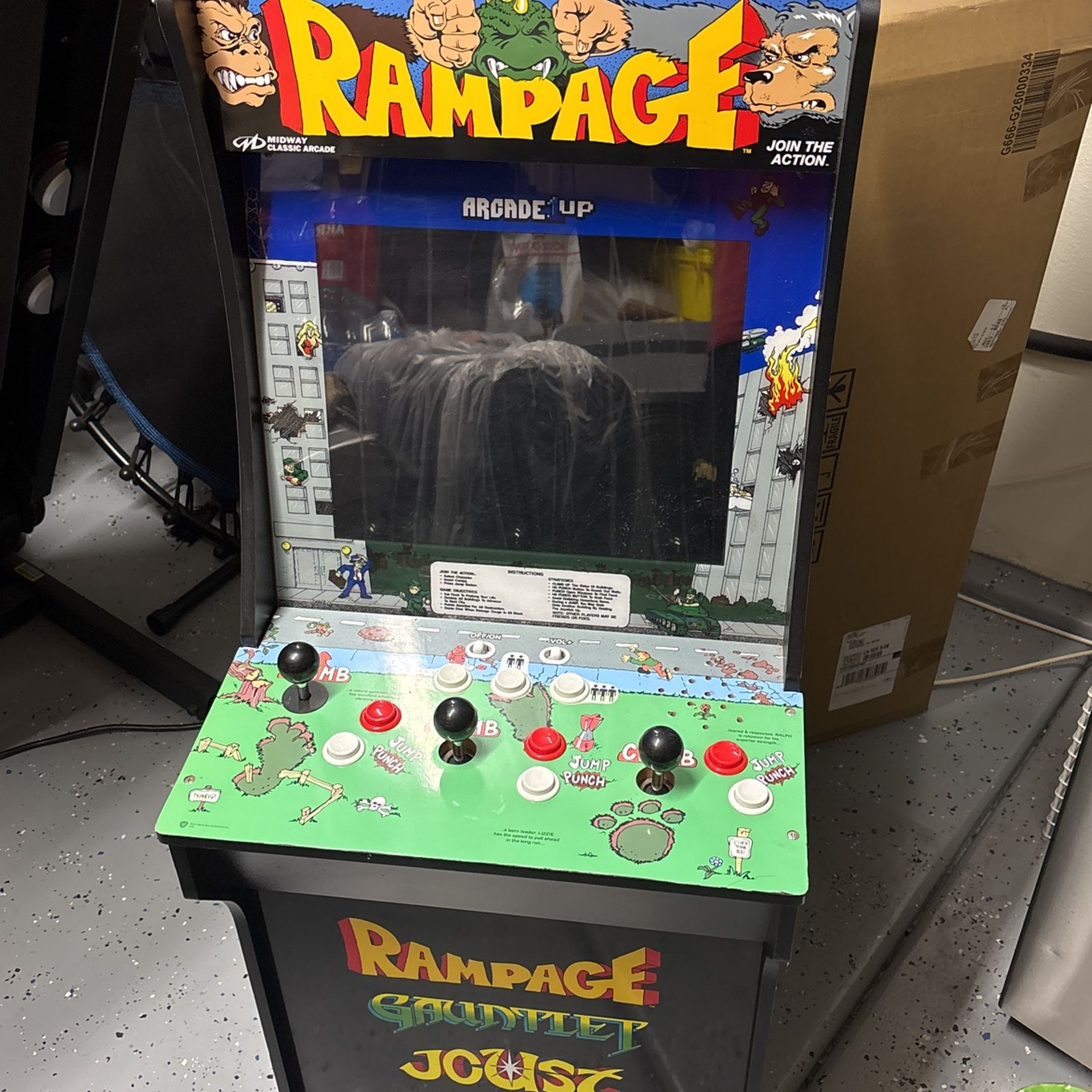 Arcade1up RAMPAGE Arcade game machine