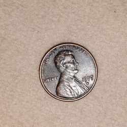 1977 D penny 