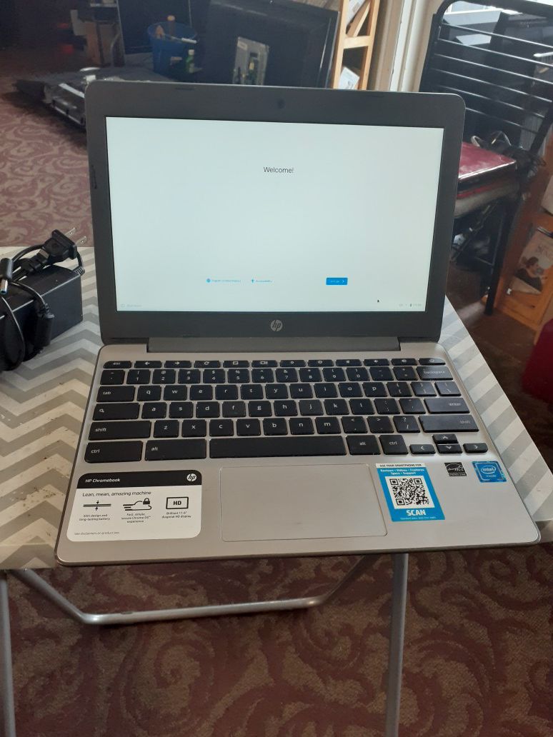 Hp Chromebook, Needs Charger