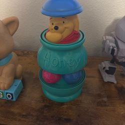 Vintage Winnie The Pooh Spinning Pop Up Toy. 