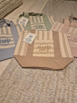 Trader Joe’s stripe mini totes (bundle of 4)