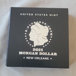 2021 Silver Morgan dollar New Orleans 99% Silver