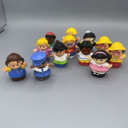 Teacher Students Bus driver Little People Set