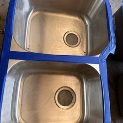 Double Sink Stainless Steel 