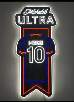 Michelob Ultra Messi LED sign