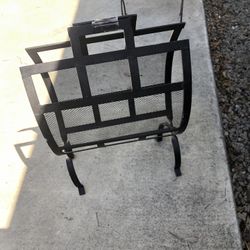 firewood custom made metal saddle