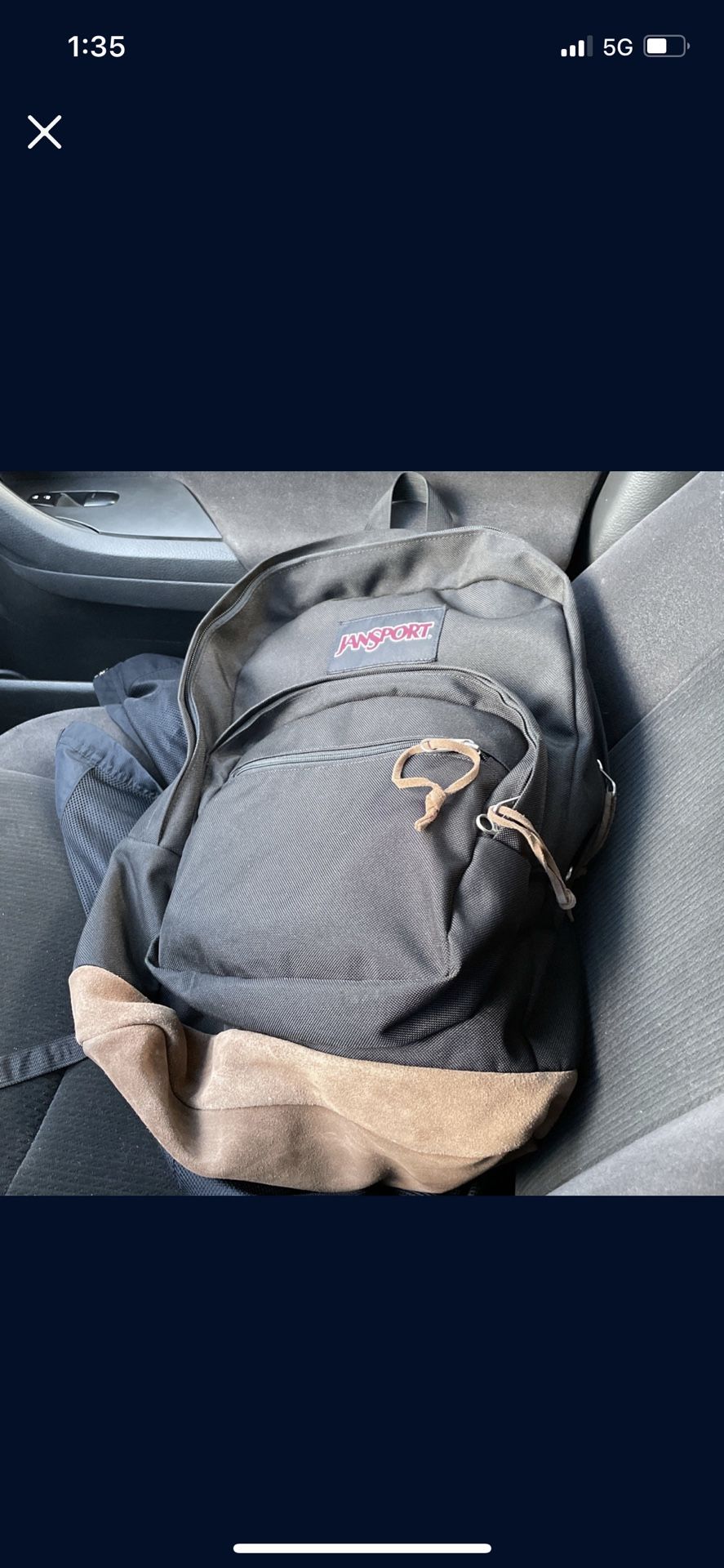 Jansport Black Backpack 